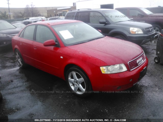 WAULC68E44A016299 - 2004 AUDI A4 1.8T QUATTRO RED photo 1