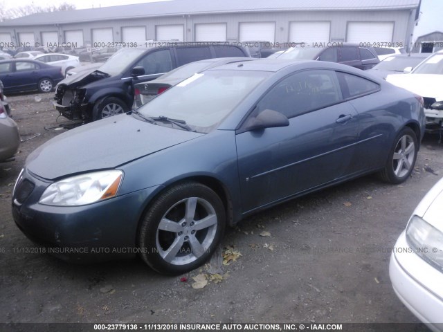 1G2ZM151064261864 - 2006 PONTIAC G6 GTP BLUE photo 2