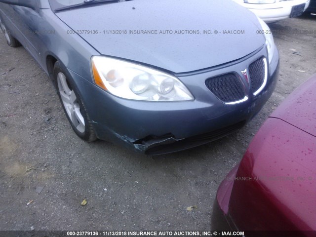 1G2ZM151064261864 - 2006 PONTIAC G6 GTP BLUE photo 6