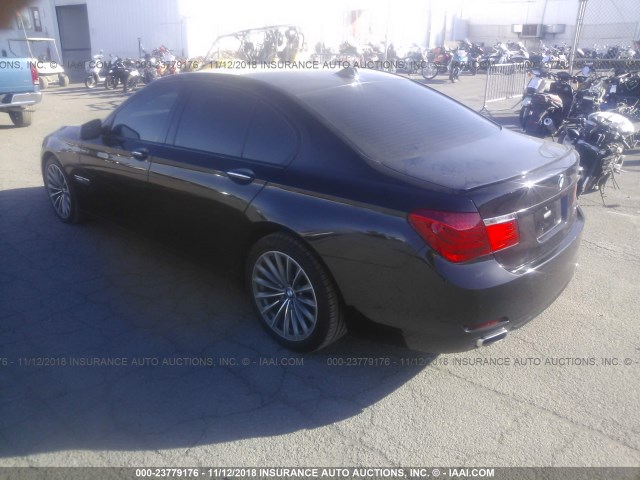 WBAKA83539CY34316 - 2009 BMW 750 I BLACK photo 3