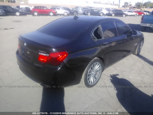 WBAKA83539CY34316 - 2009 BMW 750 I BLACK photo 4