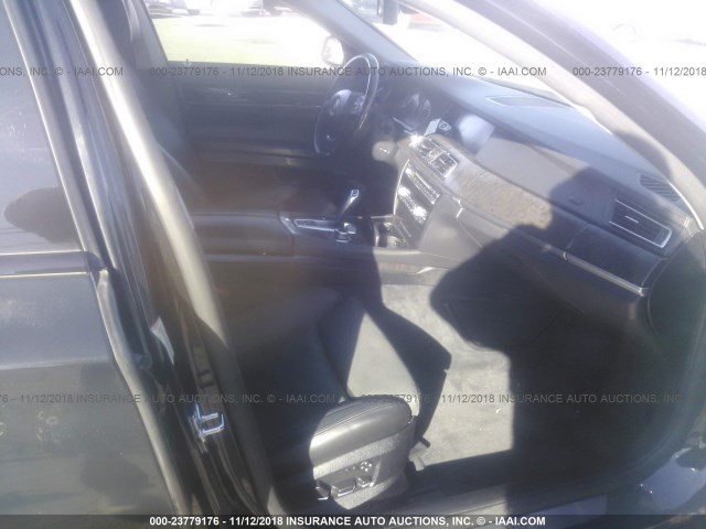 WBAKA83539CY34316 - 2009 BMW 750 I BLACK photo 5