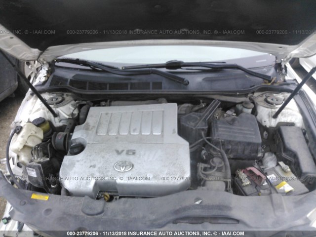 4T1BK3EK4BU609601 - 2011 TOYOTA CAMRY SE/LE/XLE WHITE photo 10