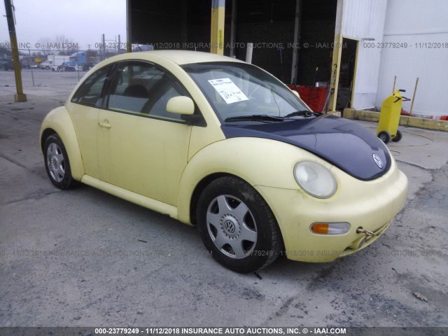 3VWBB61C4WM001640 - 1998 VOLKSWAGEN NEW BEETLE YELLOW photo 1