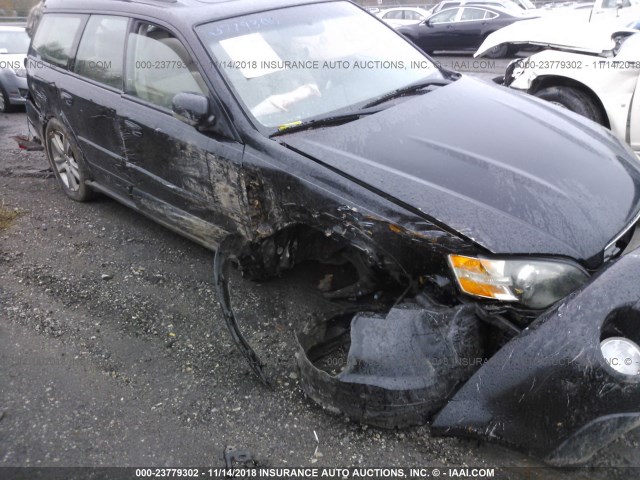 4S4BP86CX54379587 - 2005 SUBARU LEGACY OUTBACK H6 R LL BEAN BLACK photo 6