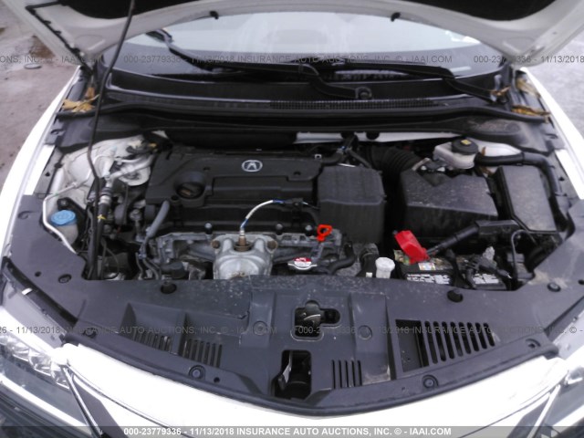 19UDE2F33GA025027 - 2016 ACURA ILX WATCH PLUS WHITE photo 10