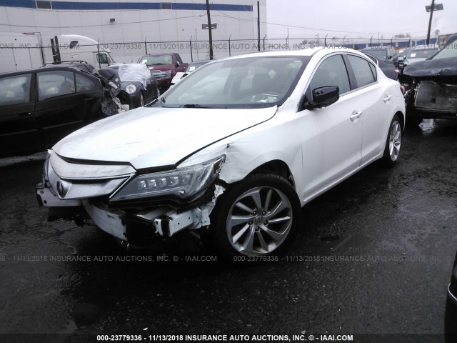 19UDE2F33GA025027 - 2016 ACURA ILX WATCH PLUS WHITE photo 2