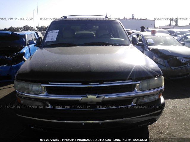 1GNEC13T34R161234 - 2004 CHEVROLET TAHOE C1500 BLACK photo 6