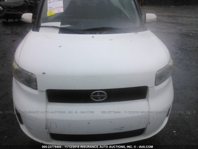 JTLKE50E981037044 - 2008 TOYOTA SCION XB Ақ фото 6