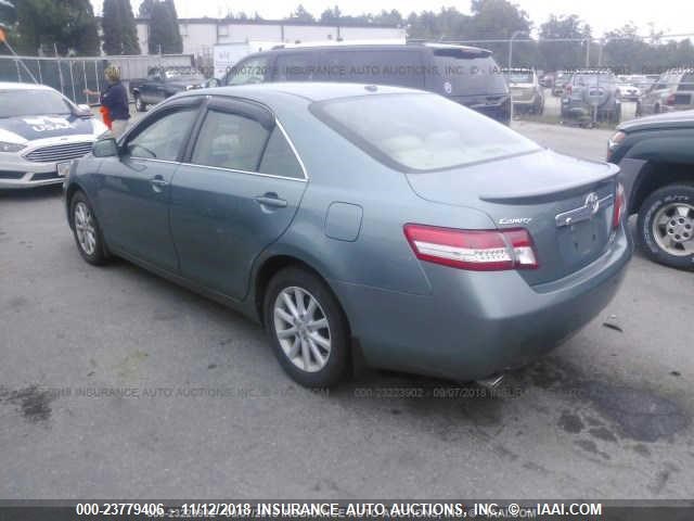 4T1BK3EKXAU603848 - 2010 TOYOTA CAMRY SE/LE/XLE მწვანე ფოტო 3