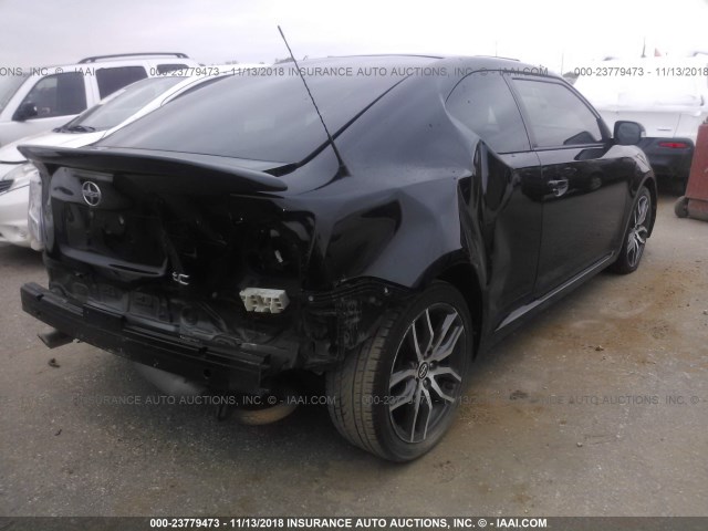 JTKJF5C70E3078110 - 2014 TOYOTA SCION TC 黑色 照片 4