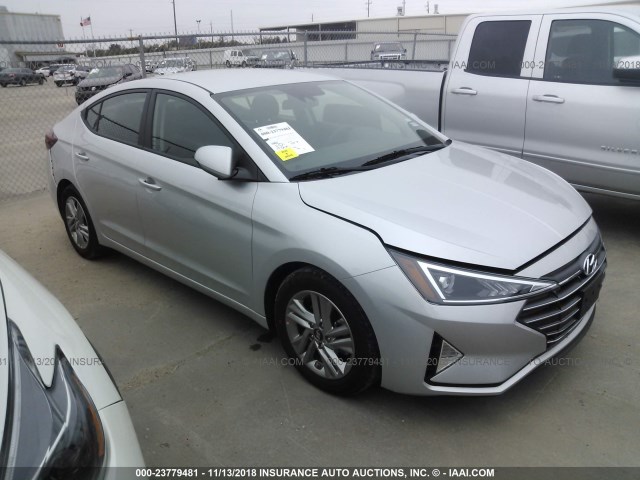 5NPD84LF9KH419326 - 2019 HYUNDAI ELANTRA SEL/VALUE/LIMITED SILVER photo 1