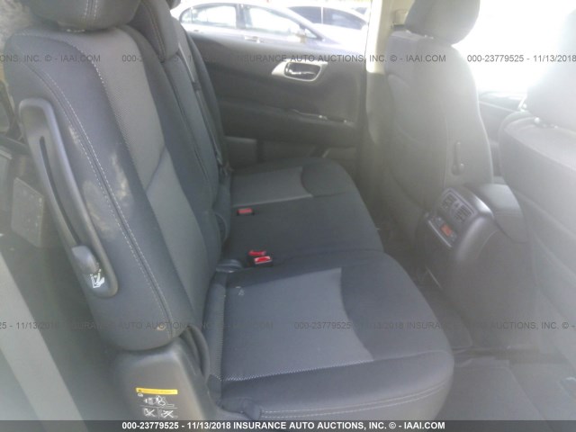 5N1DR2MM8HC684544 - 2017 NISSAN PATHFINDER S/SV/SL/PLATINUM SILVER photo 8