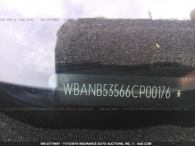 WBANB53566CP00176 - 2006 BMW 550 I BLUE photo 9