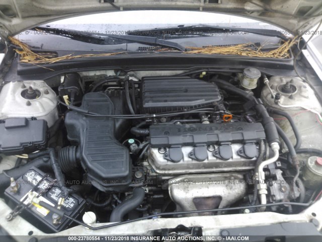 1HGEM22145L022165 - 2005 HONDA CIVIC DX VP SILVER photo 10