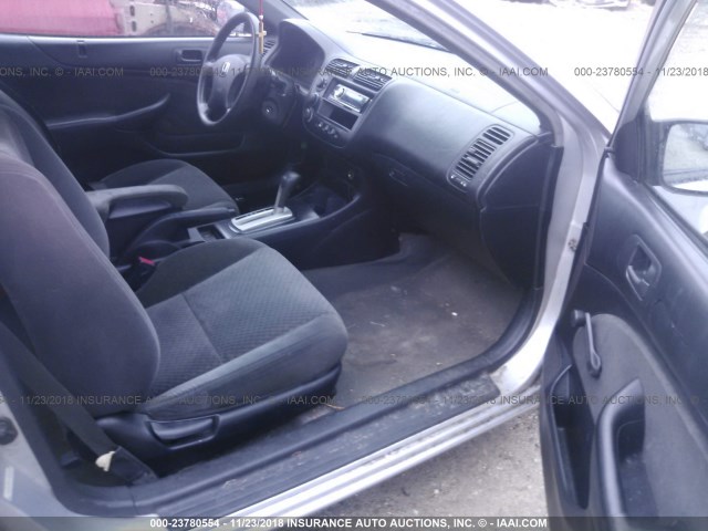 1HGEM22145L022165 - 2005 HONDA CIVIC DX VP SILVER photo 5