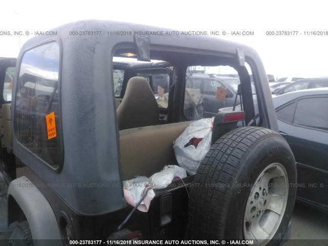 1J4FA49S11P329554 - 2001 JEEP WRANGLER / TJ SPORT MAROON photo 6