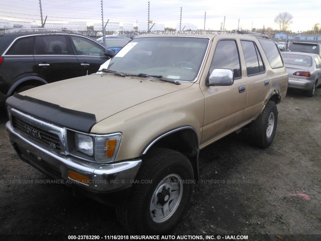 JT3VN39W1L0003708 - 1990 TOYOTA 4RUNNER VN39 SR5 GOLD photo 2