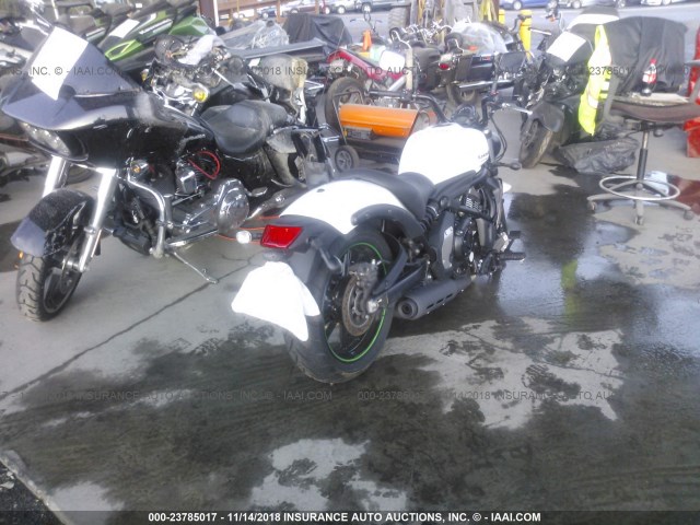 JKAENEB18FDA00109 - 2015 KAWASAKI EN650 B WHITE photo 4