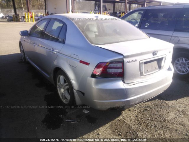 19UUA662X8A037252 - 2008 ACURA TL SILVER photo 3