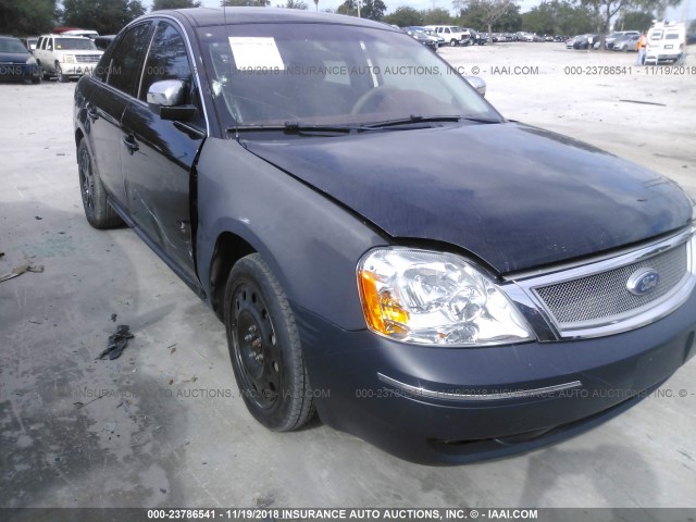 1FAHP28197G112097 - 2007 FORD FIVE HUNDRED LIMITED BLACK photo 6