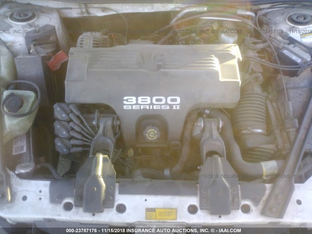 1G2WJ52K4VF321146 - 1997 PONTIAC GRAND PRIX SE 白色 照片 10