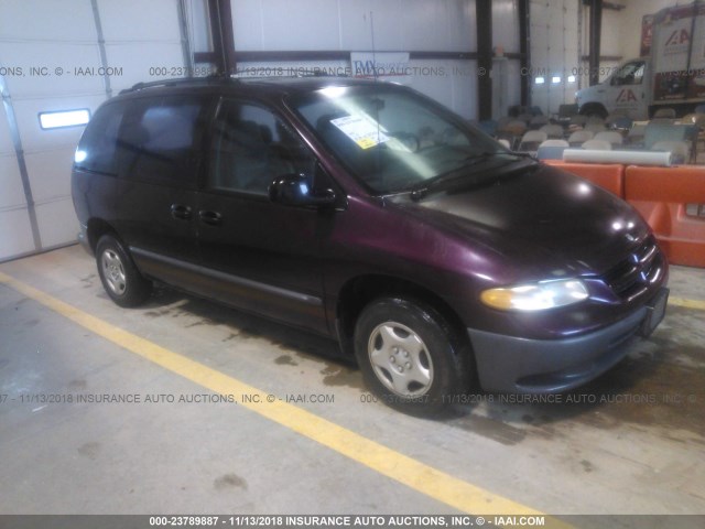 2B4GP2535YR816984 - 2000 DODGE CARAVAN BURGUNDY photo 1