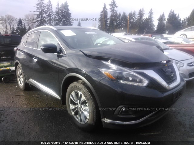 5N1AZ2MH6JN162818 - 2018 NISSAN MURANO S/SL/SV/PLATINUM BLACK photo 1