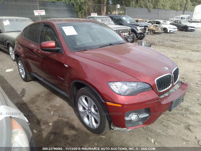 5UXFG2C59BLX08918 - 2011 BMW X6 XDRIVE35I MAROON photo 1