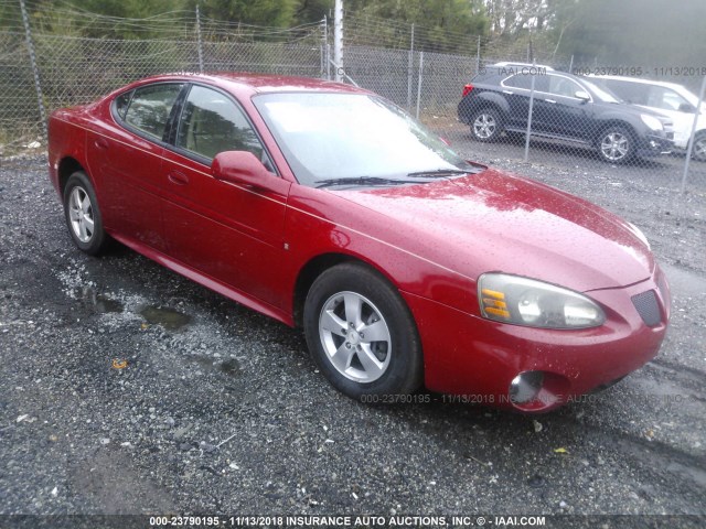 2G2WP552671181153 - 2007 PONTIAC GRAND PRIX წითელი ფოტო 1