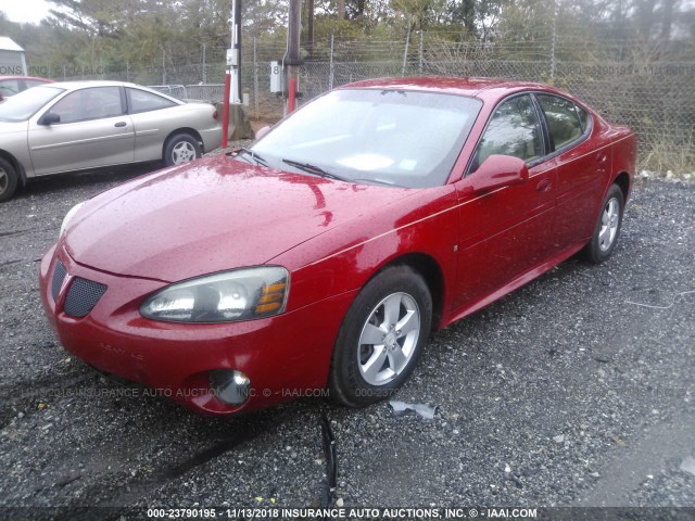 2G2WP552671181153 - 2007 PONTIAC GRAND PRIX წითელი ფოტო 2