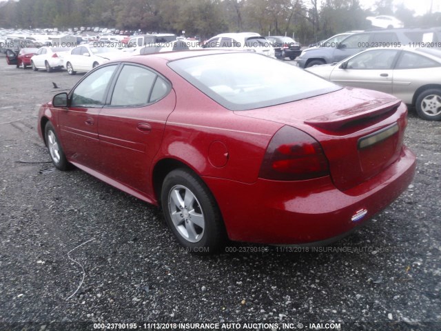 2G2WP552671181153 - 2007 PONTIAC GRAND PRIX წითელი ფოტო 3