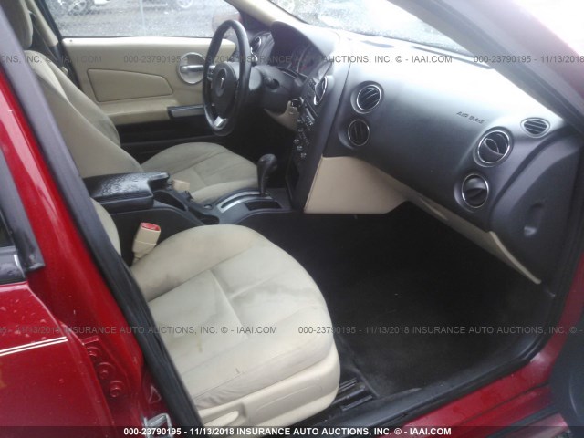 2G2WP552671181153 - 2007 PONTIAC GRAND PRIX წითელი ფოტო 5