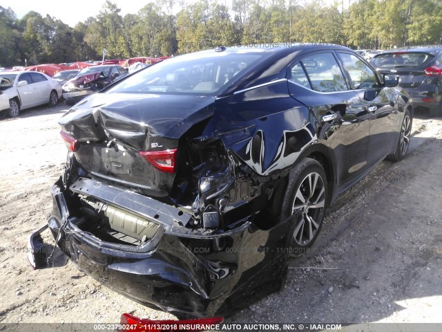 1N4AA6AP5JC394763 - 2018 NISSAN MAXIMA 3.5S/SV/SL/SR/PLAT BLACK photo 4