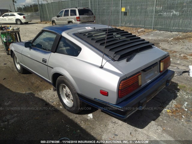 JN1HZ04S6DX577717 - 1983 DATSUN 280ZX BLUE photo 3