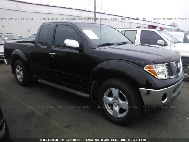 1N6AD06W95C451743 - 2005 NISSAN FRONTIER KING CAB LE/SE/OFF ROAD BLACK photo 1