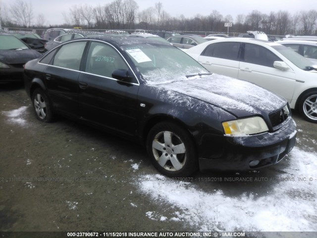 WAULT64B52N142768 - 2002 AUDI A6 3.0 QUATTRO BLACK photo 1