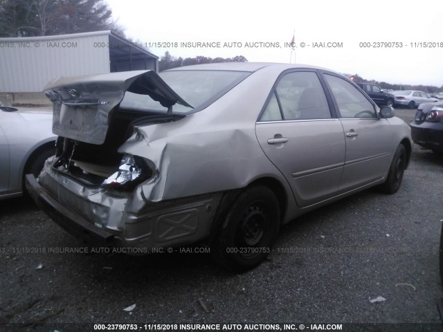 4T1BE32K74U924360 - 2004 TOYOTA CAMRY LE/XLE/SE TAN photo 4