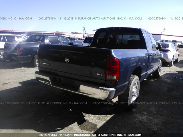 3D7KR28C86G110183 - 2006 DODGE RAM 2500 ST/SLT 蓝色 照片 4