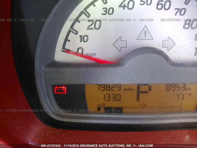 WMEEJ31X28K190451 - 2008 SMART FORTWO PURE/PASSION ORANGE photo 7