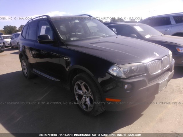 WBXPC9C48AWJ35267 - 2010 BMW X3 XDRIVE30I BLACK photo 1
