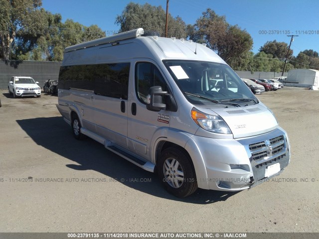 3C6URVJG5GE112642 - 2016 RAM PROMASTER 3500 3500 HIGH SILVER photo 1