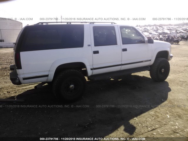 3GKGK26R5TG500895 - 1996 GMC SUBURBAN K2500 WHITE photo 4