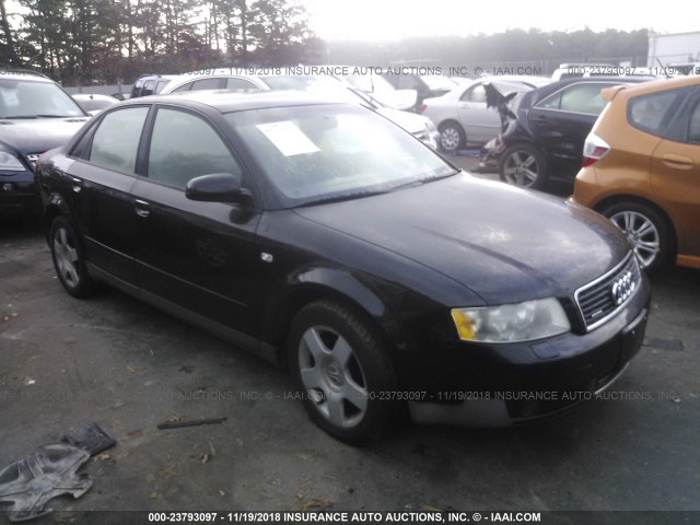 WAULC68E73A331063 - 2003 AUDI A4 1.8T QUATTRO BLACK photo 1