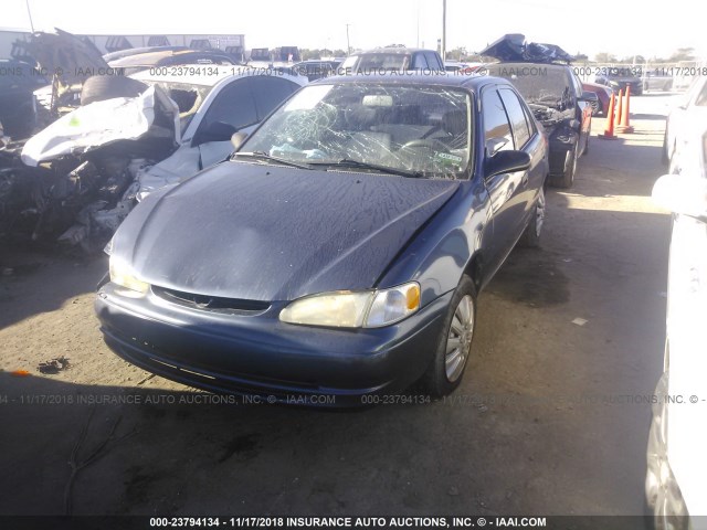 2T1BR12E4XC209674 - 1999 TOYOTA COROLLA VE/CE/LE BLUE photo 2