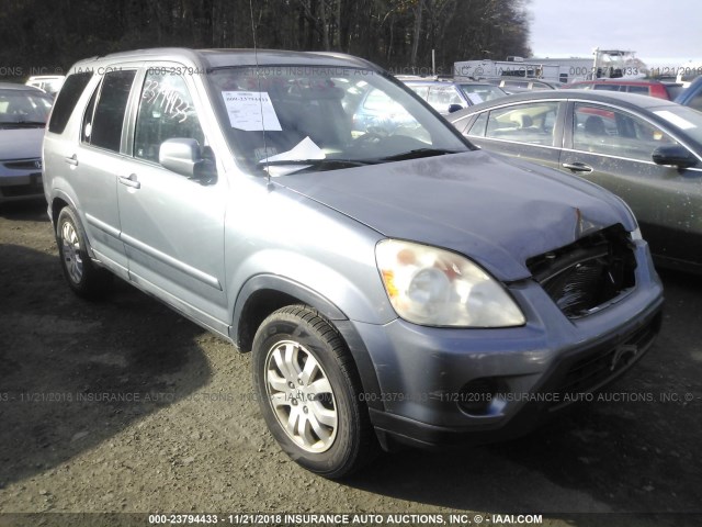 SHSRD78916U412924 - 2006 HONDA CR-V SE/EX BLUE photo 1