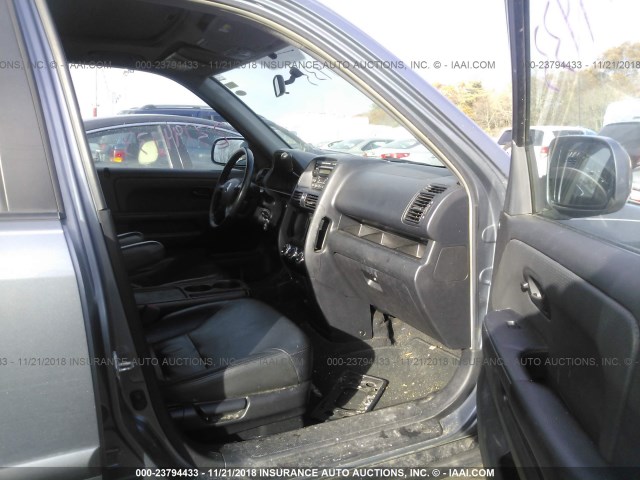 SHSRD78916U412924 - 2006 HONDA CR-V SE/EX BLUE photo 5