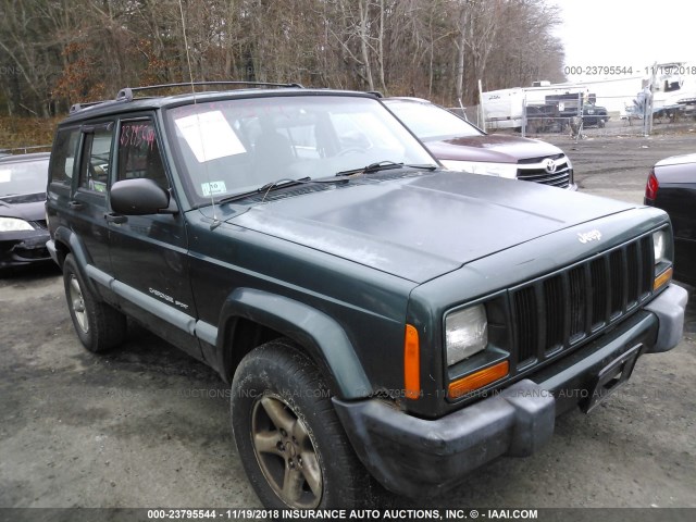 1J4FF68S0XL652282 - 1999 JEEP CHEROKEE SPORT/CLASSIC მწვანე ფოტო 1