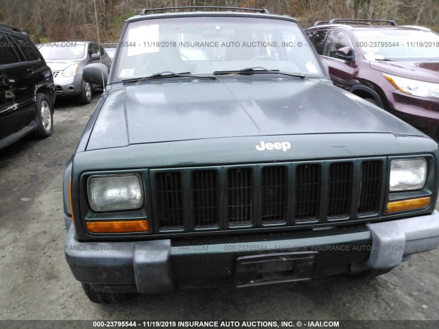 1J4FF68S0XL652282 - 1999 JEEP CHEROKEE SPORT/CLASSIC GREEN photo 6