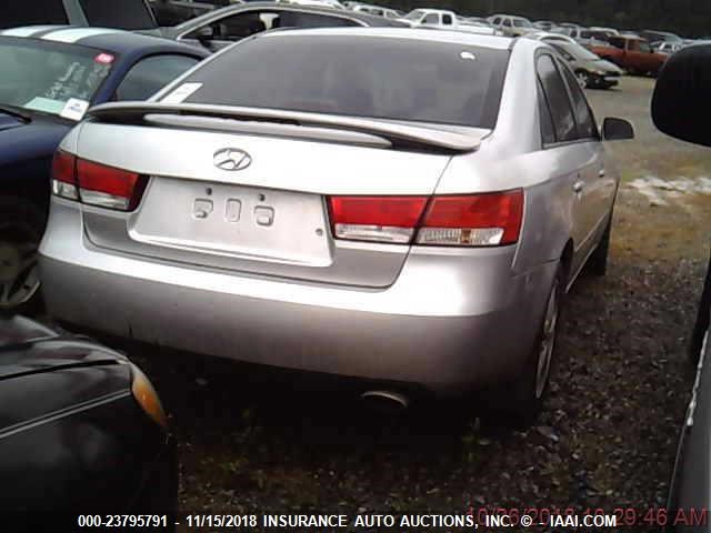 5NPEU46F06H069621 - 2006 HYUNDAI SONATA GLS/LX SILVER photo 2